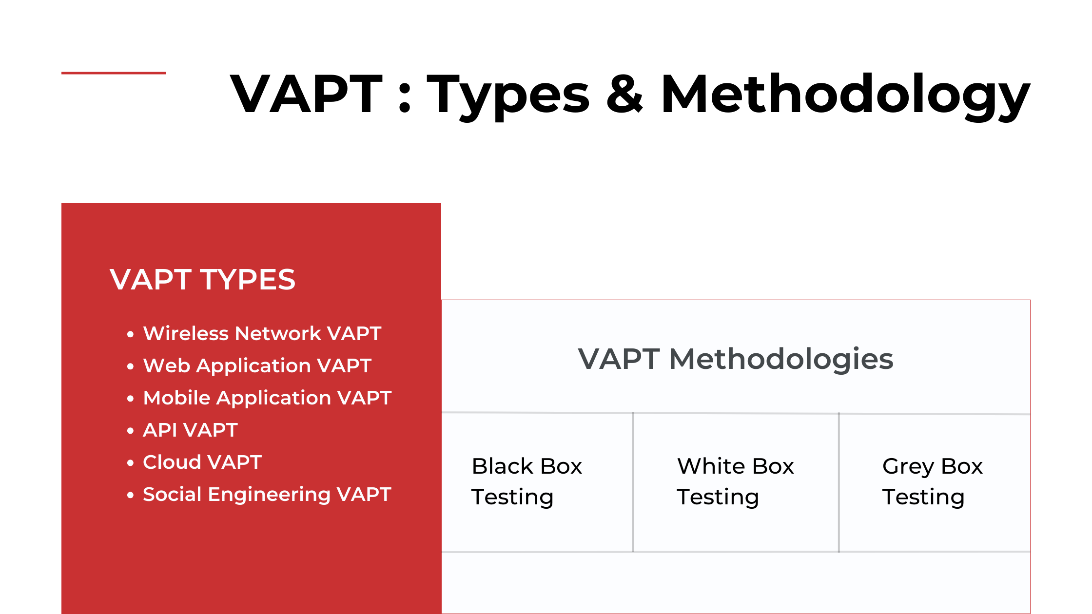 The VAPT Testing: Types and Methodology